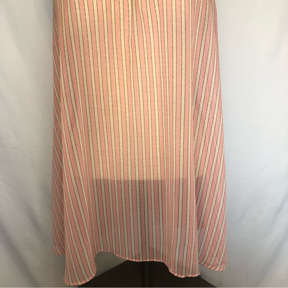 Victoria’s Secret Pink And White Stripe Sheer Nightgown - Picture 4 of 12